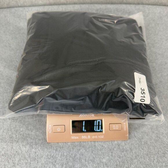 Alembika Women's Size Small Black Button Front Cardigan Jacket Lagenlook Drape‎ - Picture 11 of 12